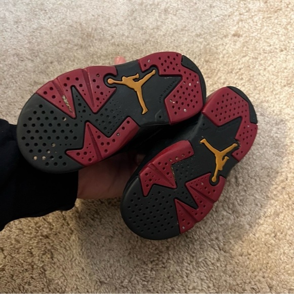 NIKE JORDAN FLIGHT CLUB 91 555330-067 SHOES SIZE 7C TODDLER BLACK RED SNEAKERS - Picture 3 of 12